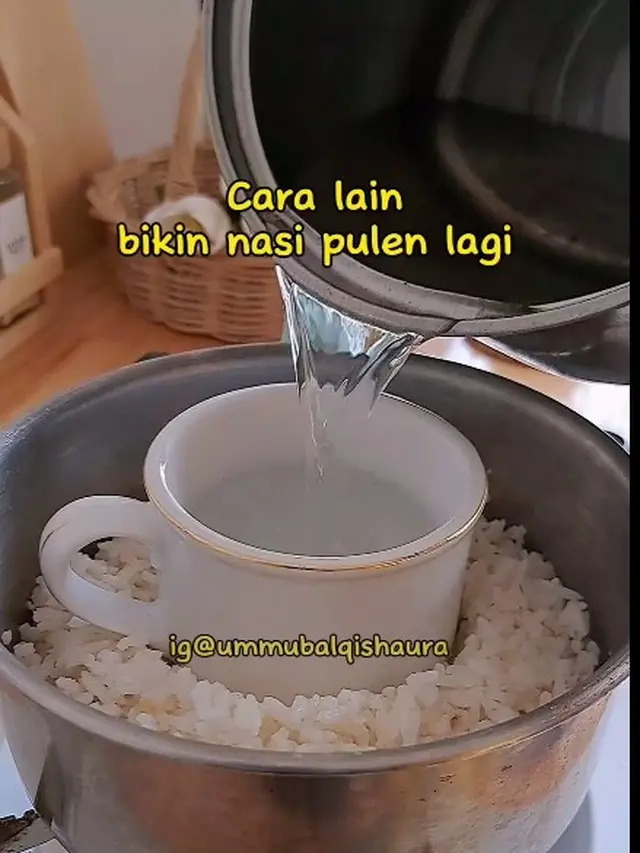 Tanpa Ditanak Ulang Pakai Rice Cooker, Begini Cara Agar Nasi Bisa Pulen Lagi