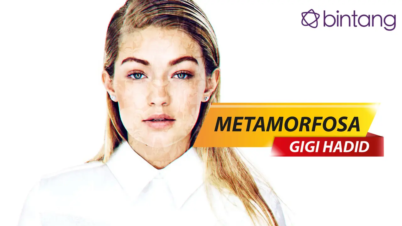 Metamorfosa Gigi Hadid. (Foto: AFP/Bintang.com, Digital Imaging: M Iqbal Nurfajri/Bintang.com)