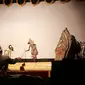 Pertunjukan wayang kulit dalam rangka peringati hari  wayang nasional (Istimewa)