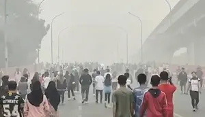 Olahraga sambil Menghirup Asap