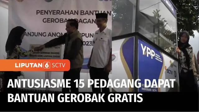Pandemi Covid-19 membuat belasan pedagang makanan di Lampung Tengah, Lampung, terpuruk. Namun kini usaha mereka kembali bangkit, setelah mendapat bantuan gerobak dari YPP SCTV-Indosiar, bekerjasama dengan Yayasan Sahabat Peduli Indonesia.