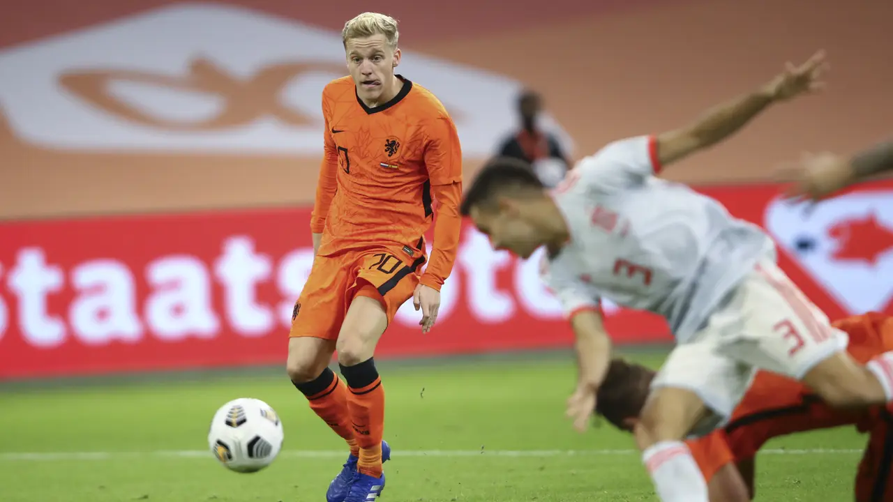 Pemain Timnas Belanda Donny van de Beek