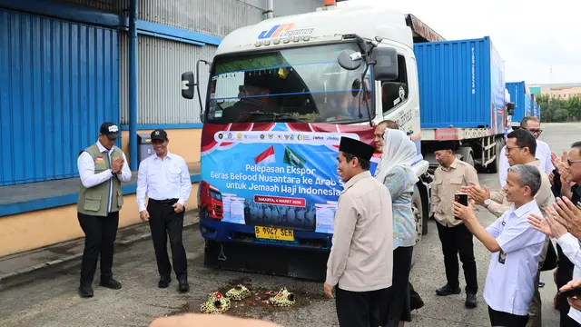 Swasembada Pangan Naik Kelas, 2.280 Ton Beras RI Mulai Dikirim ke Tanah Suci