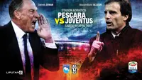 Pescara vs Juventus (Liputan6.com/Abdillah)