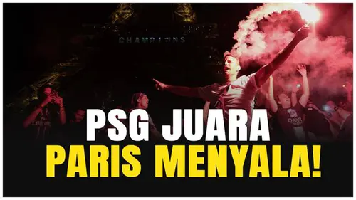  Kota Paris Berpesta Setelah PSG Catat Sejarah di Liga Champions
