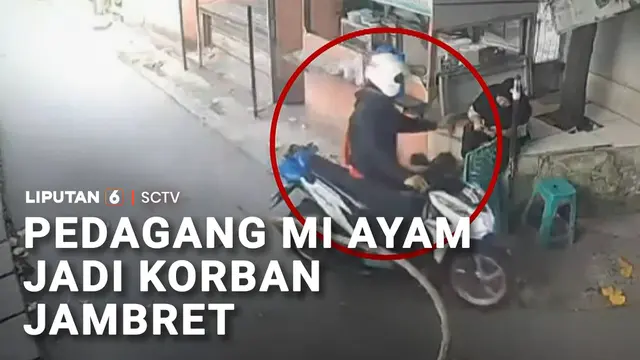 Pedagang Mi Ayam Jadi Korban Jambret