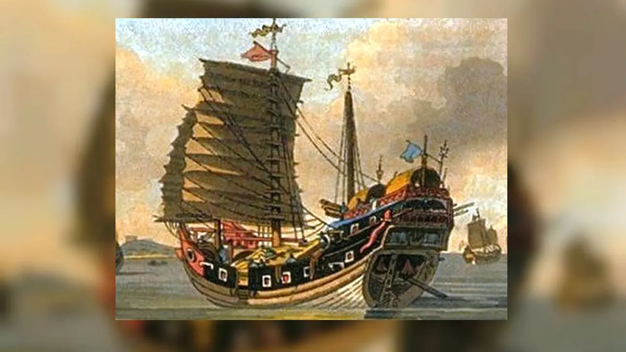 Ilustrasi kapal bajak laut