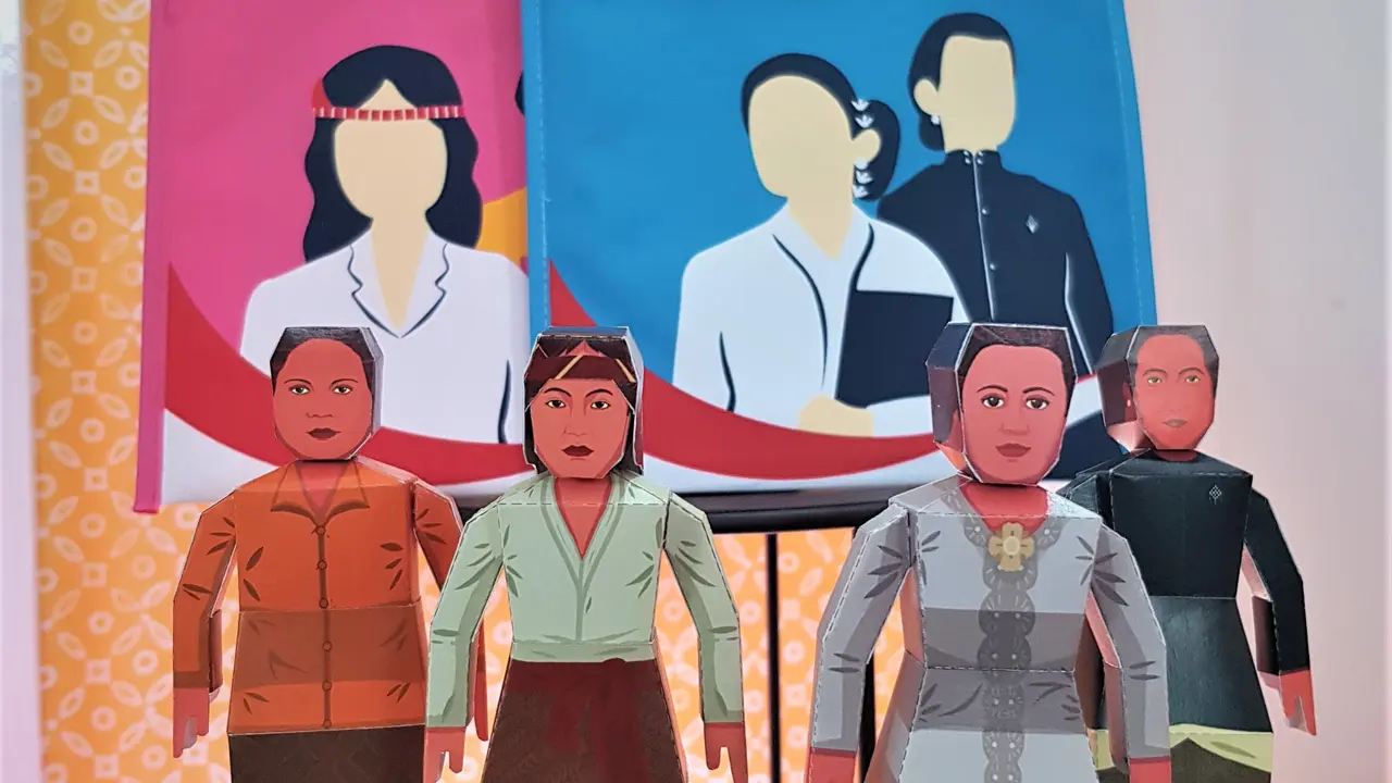Figur 3D Pahlawan Perempuan dari McDonald's