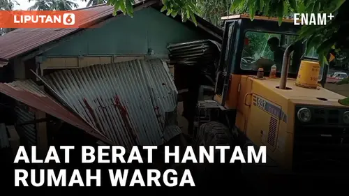 VIDEO: Alat Berat Tabrak Permukiman di Manado, Ibu dan Anak Jadi Korban