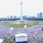 Demo 2 Desember di Monas. (Liputan6.com)