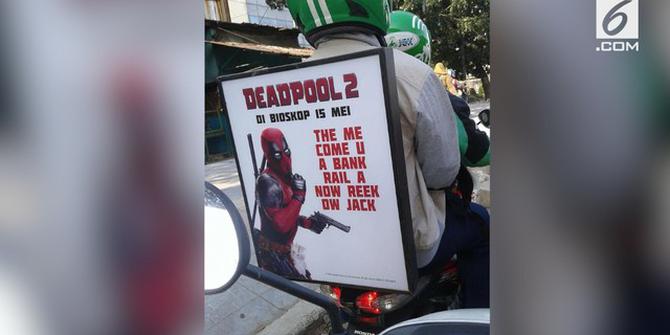 VIDEO: Promosi Deadpool 2 di Ojek Online Bikin Ngakak