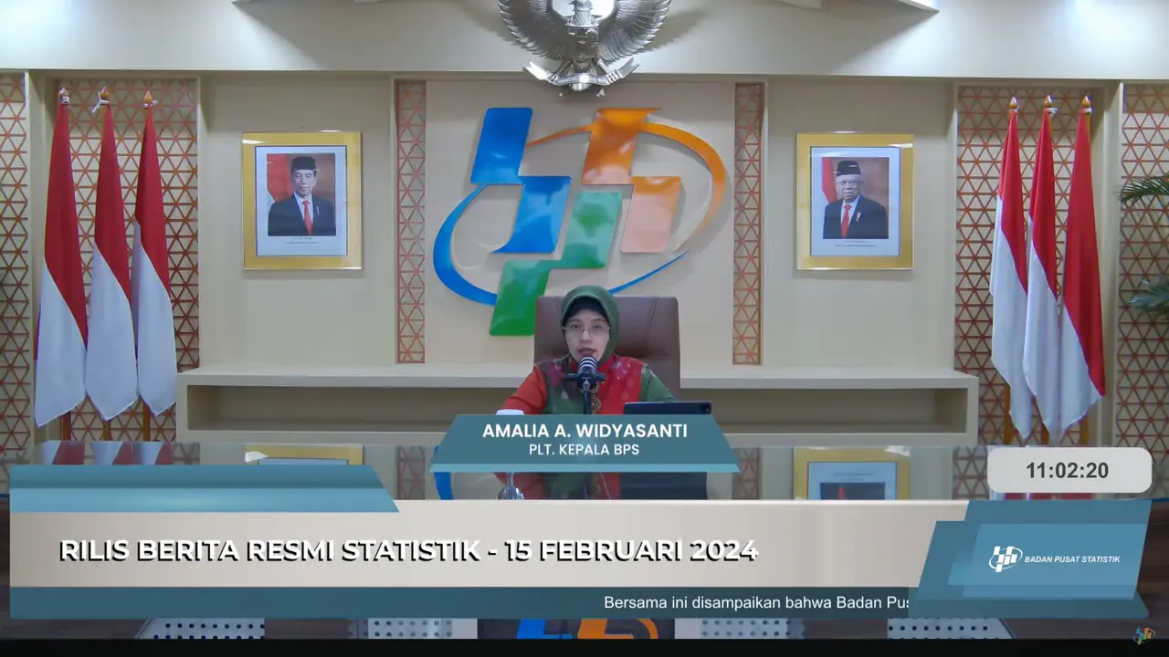 BPS: Ekspor Januari 2024 Sentuh USD 20,53 Miliar, Turun 8,34%
