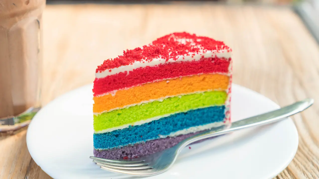 resep rainbow cake panggang
