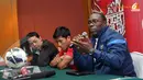 Saat konferensi pers di Jakarta pada 31 Oktober 2013 Pelatih Timnas Indonesia Jacksen F Tiago menegaskan laga lawan Kyrgyzstan adalah untuk membentuk karakter tim dan menjadikannya lebih kuat (Liputan6.com/Helmi Fithriansyah)