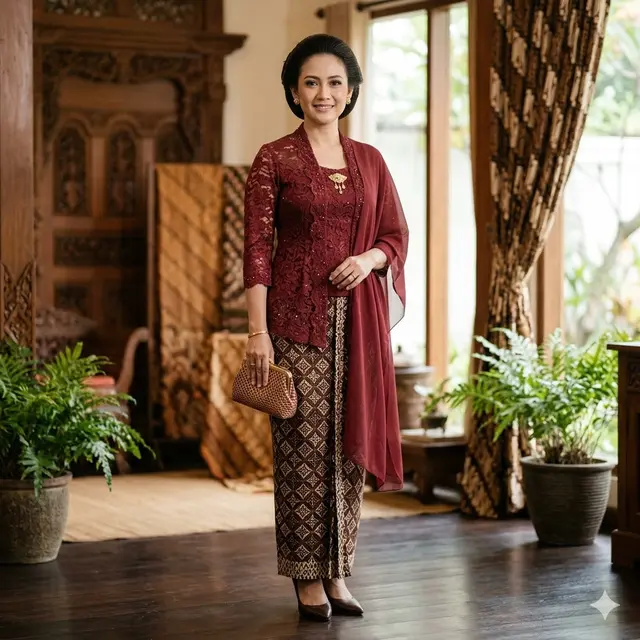 Padu Padan Kebaya Lama untuk Ibu PKK di Hari Kartini