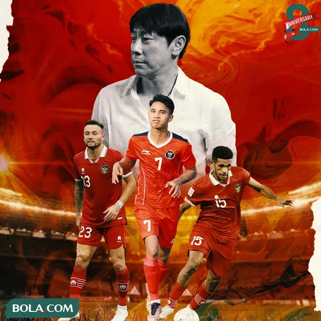 Timnas Indonesia - Shin Tae-yong, Marc Klok, Marselino Ferdinan, Ricky Kambuaya