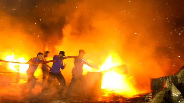 Kebakaran di Mangga Dua