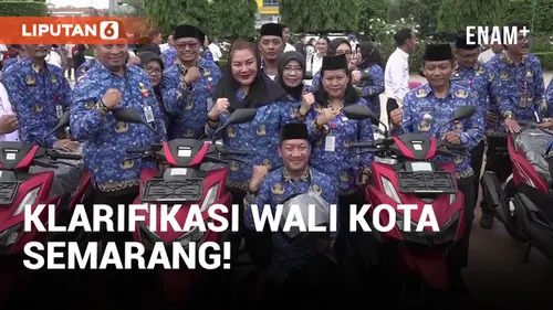 VIDEO: Wali Kota Semarang Klarifikasi Soal Pembelian 177 Unit Motor