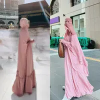 Lihat di sini beberapa potret penampilan tertutup Bunga Citra Lestari selama di Arab.