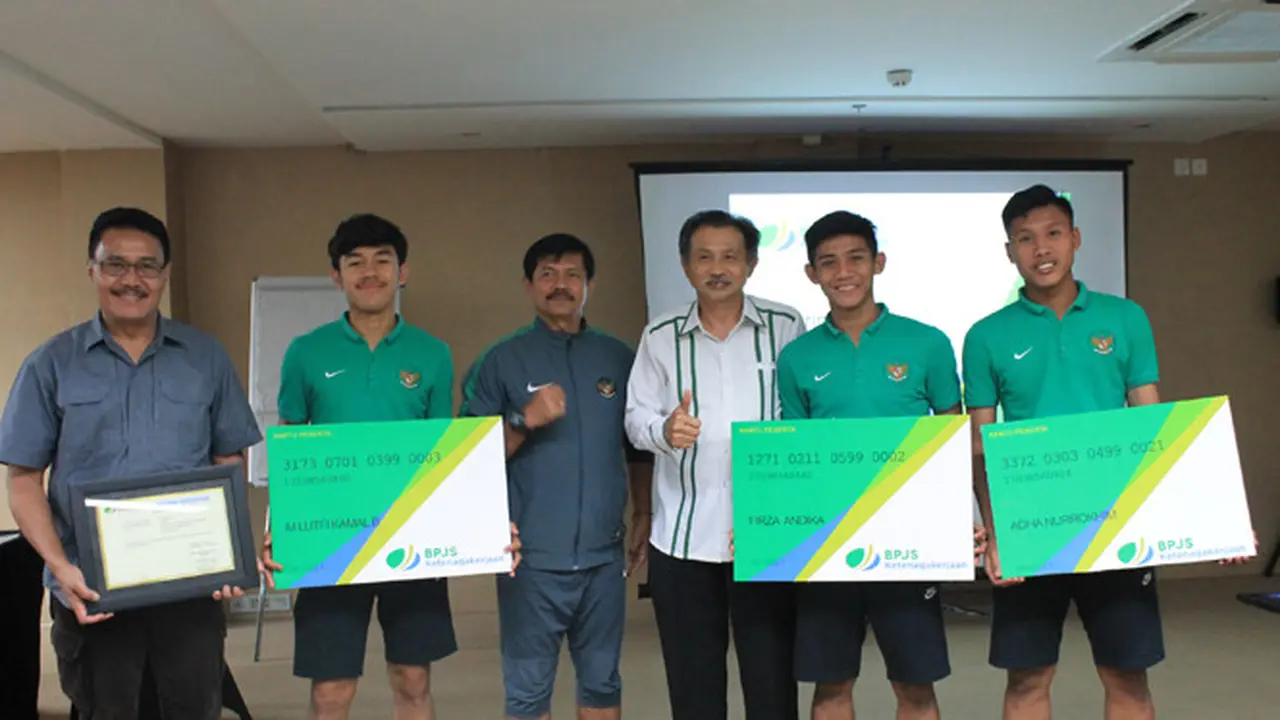 Kini Atlet Timnas PSSI Dilindungi Program BPJS Ketenagakerjaan