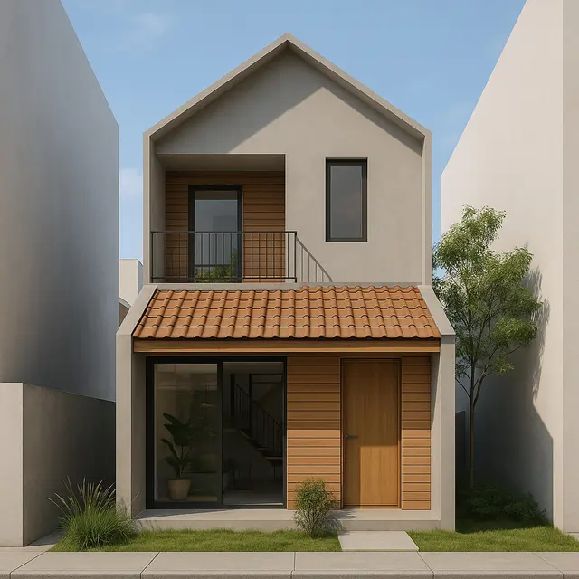 Model Rumah di Lahan Sempit