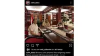Wakil Ketua Umum Partai Gerindra Sufmi Dasco mengunggah foto kebersamaannya bersama Rahayu Saraswati dan Ketua Umum Partai Gerindra, Prabowo, Senin, 29 Juni 2020 malam. (Instagram Sufmi Dasco)