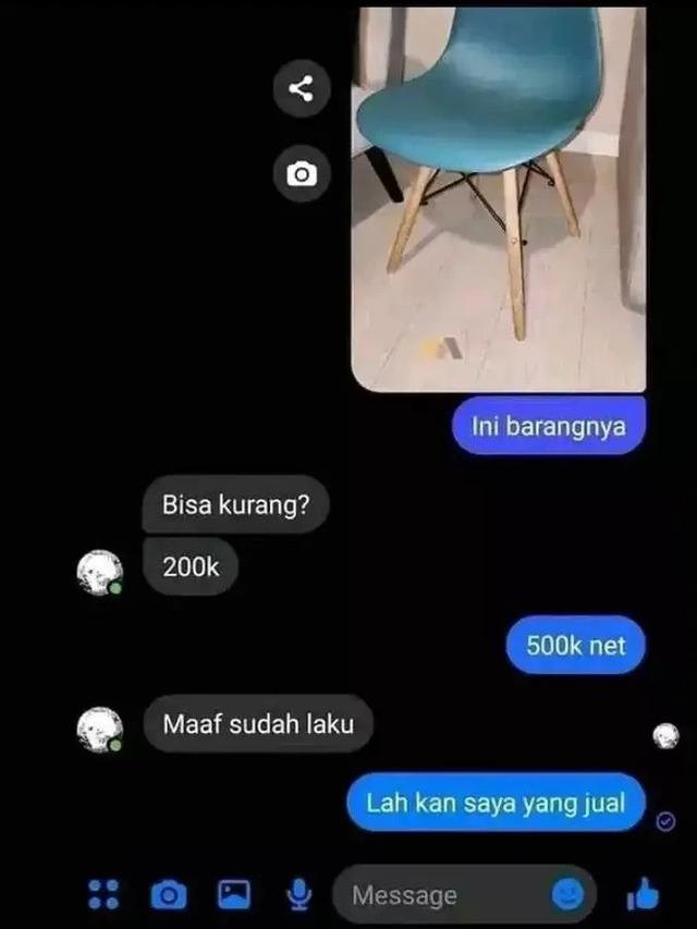 chat penjual pembeli