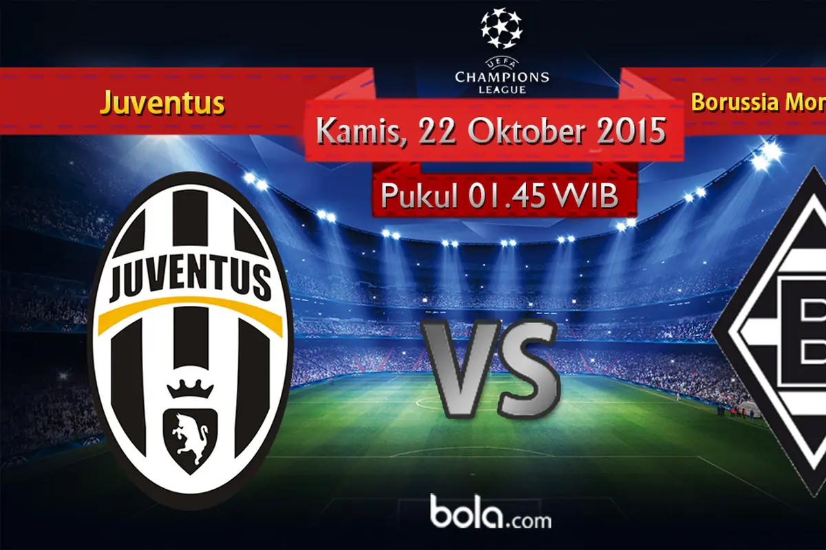 Juventus Vs Borussia Monchengladbach (Bola.com/Rudi Riana)