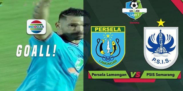 VIDEO: Gol Wallace Costa Selamatkan Persela Saat Hadapi PSIS