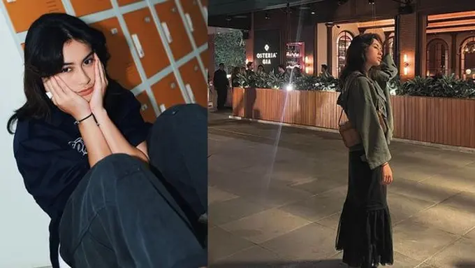 Penampilan streetwear Sintya Marisca. (credit:instagram.com/sintyamarisca)