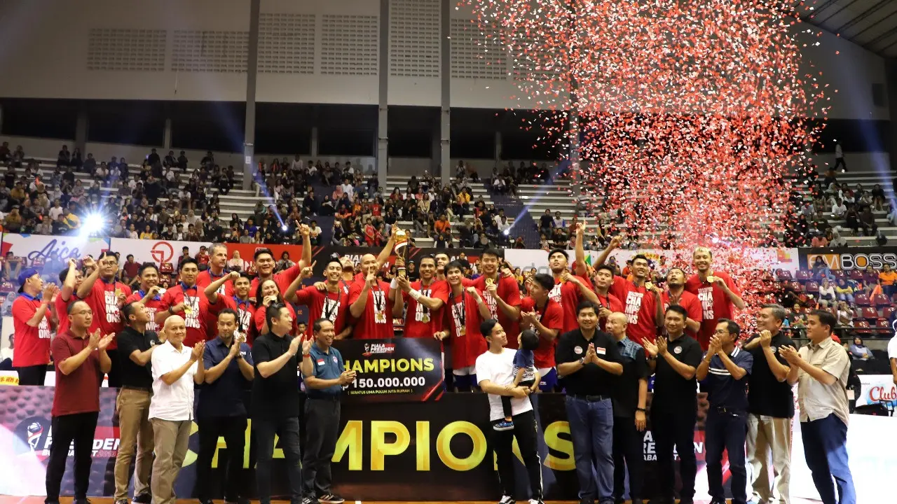 Satria Muda keluar sebagai juara Piala Presiden Basket 2019
