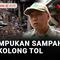 Setelah tumpukannya sempat setinggi 4 meter, sampah di TPS liar di kolong Tol Wiyoto Wiyono, Tanjung Priok Jakarta Utara, terus diangkut petugas.