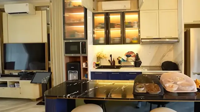 Potret Dapur Rumah Syahnaz Sadiqah dan Jeje Govinda