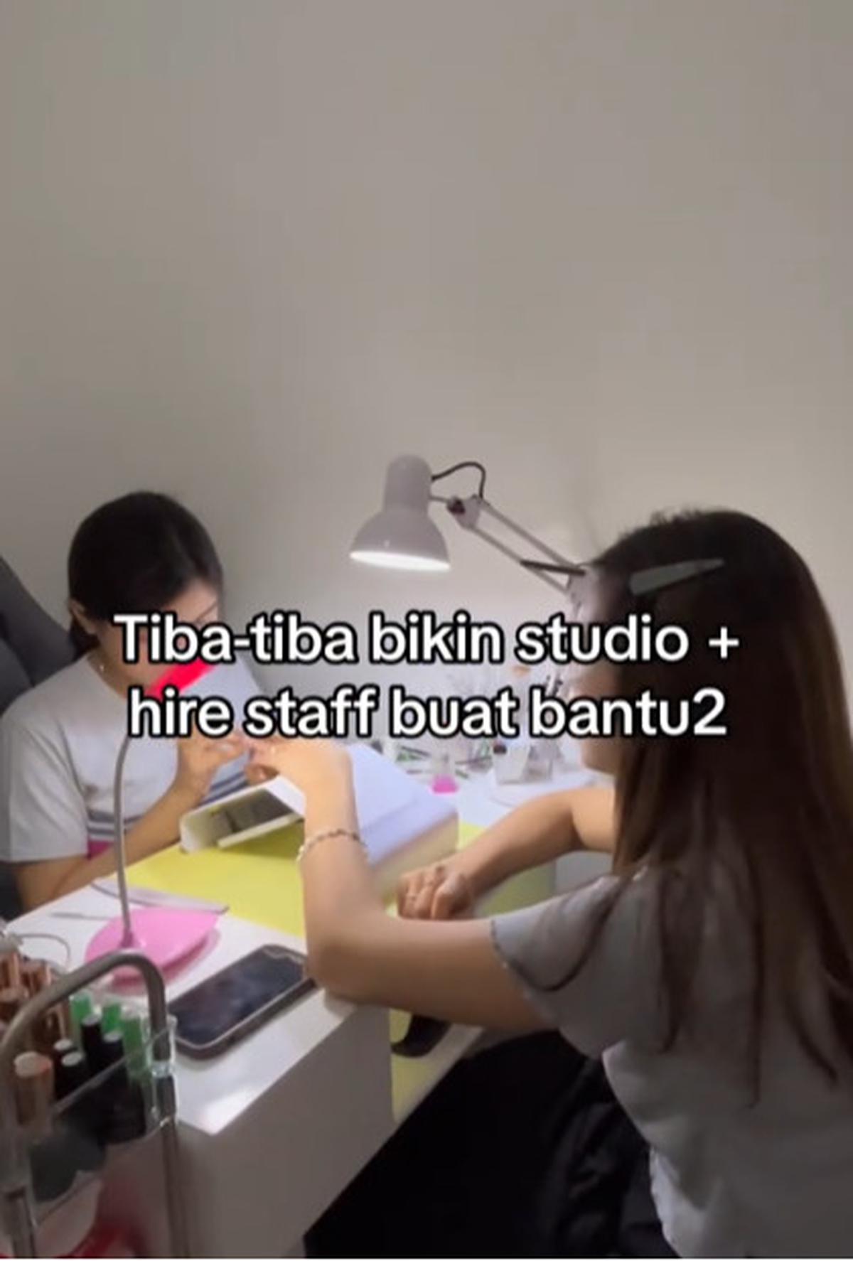 Berawal dari Modal Iseng dan Tanpa Pengalaman, Momen Wanita Sukses Bangun Bisnis Nail Art Ini Curi Perhatian