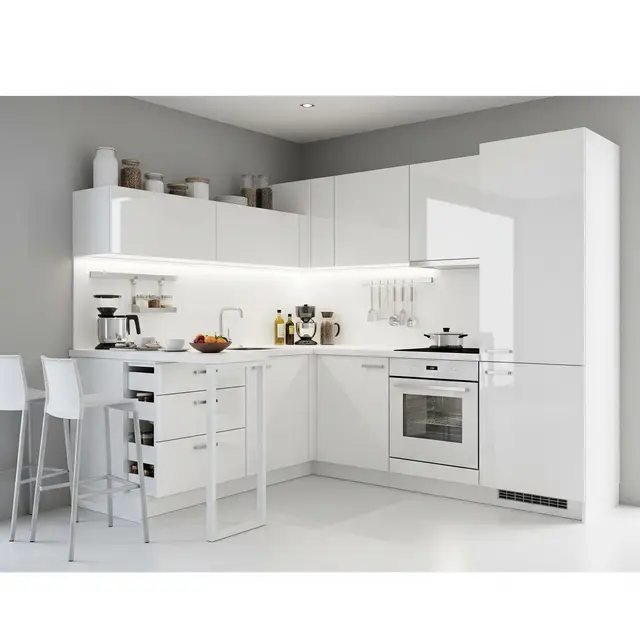Dapur Modern 2x2 Meter Rumah Type 36 dengan Kitchen Set Modular Full Storage