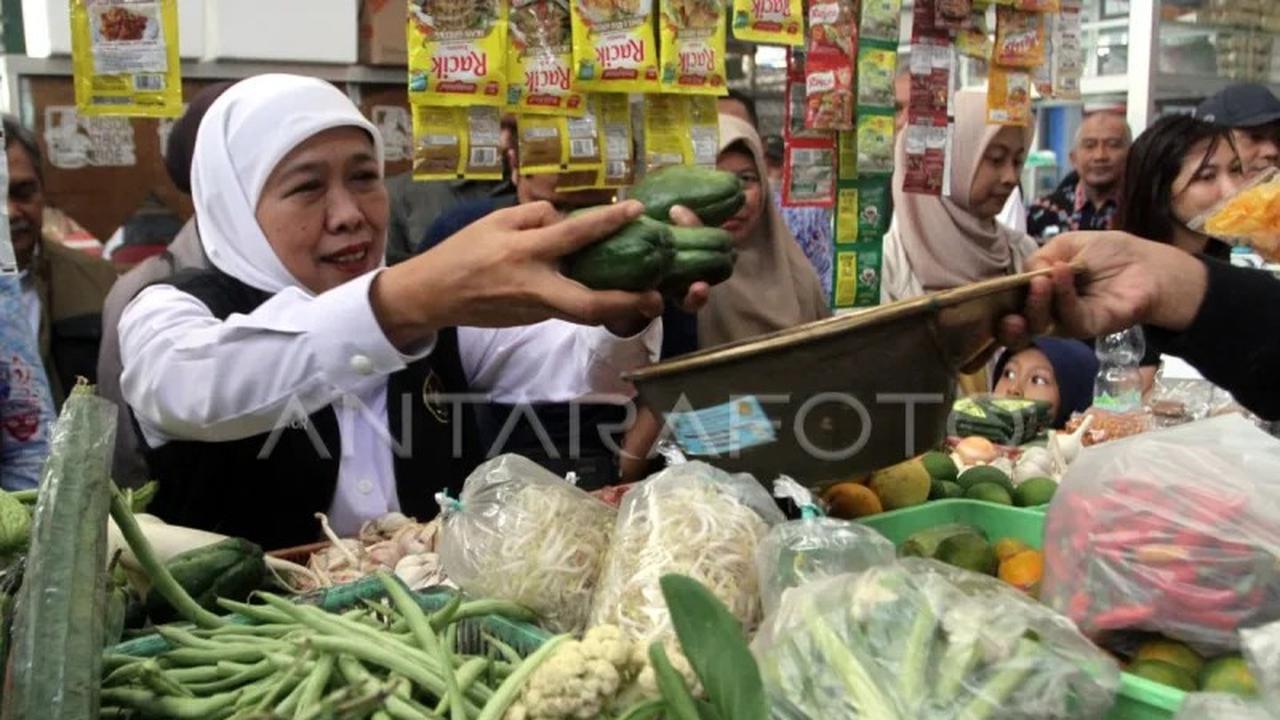 Pengendalian Harga Sembako Jawa Timur: Gubernur Khofifah Minta Kepala Daerah Turun ke Pasar
