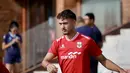 Ivar Jenner mengikuti sesi latihan Timnas Indonesia di Bali United Training Center, Gianyar, Bali, Kamis (23/7/2026). Gelandang berusia 22 tahun tersebut telah bergabung dengan Skuad Garuda pada fase akhir pemusatan latihan dan menambah opsi bagi pelatih John Herdman jelang menghadapi Kamboja pada laga perdana Grup A Piala AFF 2026 di Stadion Pakansari, Bogor, 27 Juli 2026. (Bola.com/Alit Binawan)