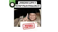Cek fakta foto Prabowo dukung paslon nomor urut 1