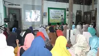 Sukarelawan Gus-Gus Nusantara (GGN) pendukung Ganjar Pranowo menggelar istigasah bersama untuk bakal calon Presiden  Ganjar Pranowo di Blitar. (Istimewa)