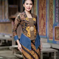 Model batik wanita terbaru (image by Meta AI)