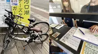 Rental sepeda di Danau Kawaguchiko Jepang, berapa harganya?. (Dok: TikTok&nbsp;@travelingneverending )