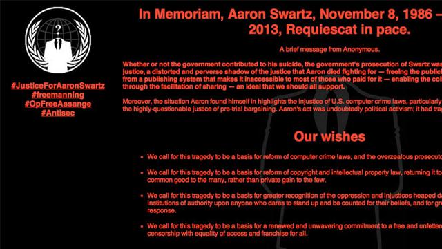 Peringati Kematian Aaron Swartz Anonymous Bobol Situs Mit Tekno Liputan6 Com