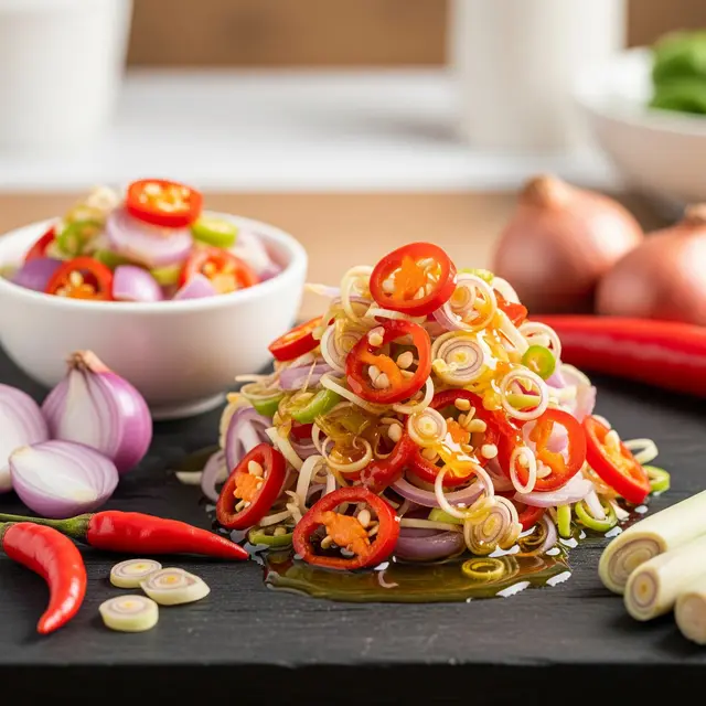 Cara Bikin Sambal Matah Tidak Pahit (AI)
