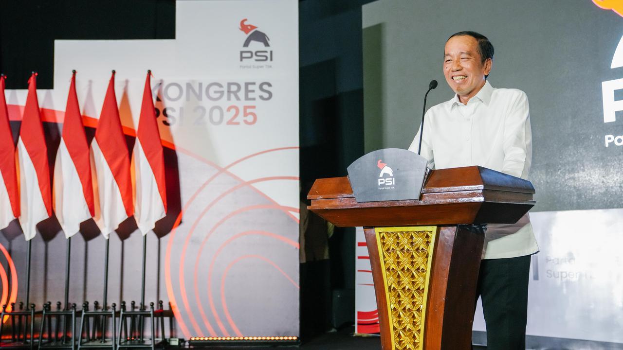Jokowi di kongres PSI
