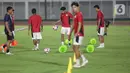 Ini menjadi latihan terakhir sebelum berduel melawan Filipina dalam persaingan Grup A Piala AFF U-23 2025. (Liputan6.com/Helmi Fithriansyah)