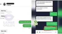 Chat Absurd Driver Ojek Online Dengan Pelanggan Ini Bikin Senyum Tipis (sumber:Instagram/lambeonlen)