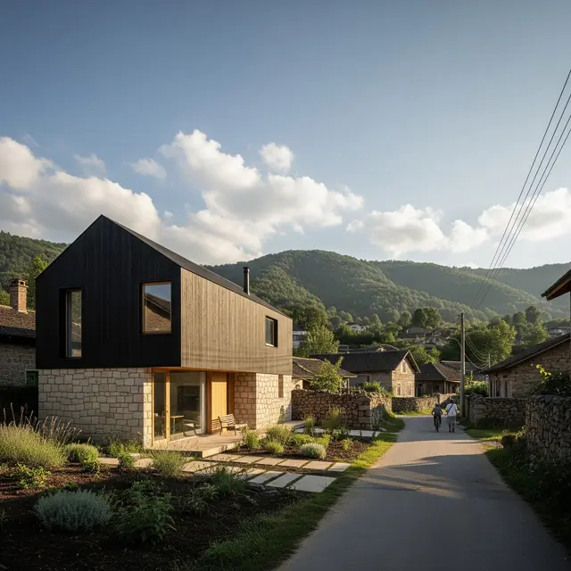 Desain Rumah Sederhana Tapi Mewah dengan Interior Natural