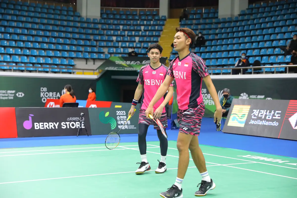 Fajar Alfian/Muhammad Rian Ardianto - Korea Open 2022 - 5 April