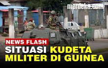 VIDEO: Kudeta Militer di Guinea, Rakyat Berpesta Presiden Ditangkap