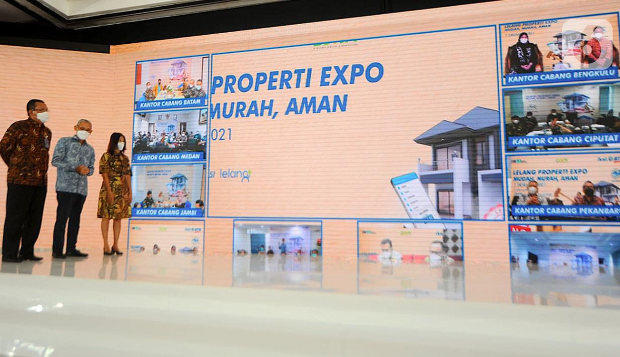 Bank BTN menggelar BTN Lelang Properti Expo 2021 dengan mengerahkan 25 kantor cabang perseroan untuk memasarkan hampir 250 unit hunian. Perseroan menargetkan dana penjualan lebih dari 1.500 unit rumah sekitar total Rp1,73 triliun pada akhir 2021. (Liputan6.com/HO/BTN)